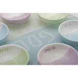 Nu Seder Plate & Six Bowls