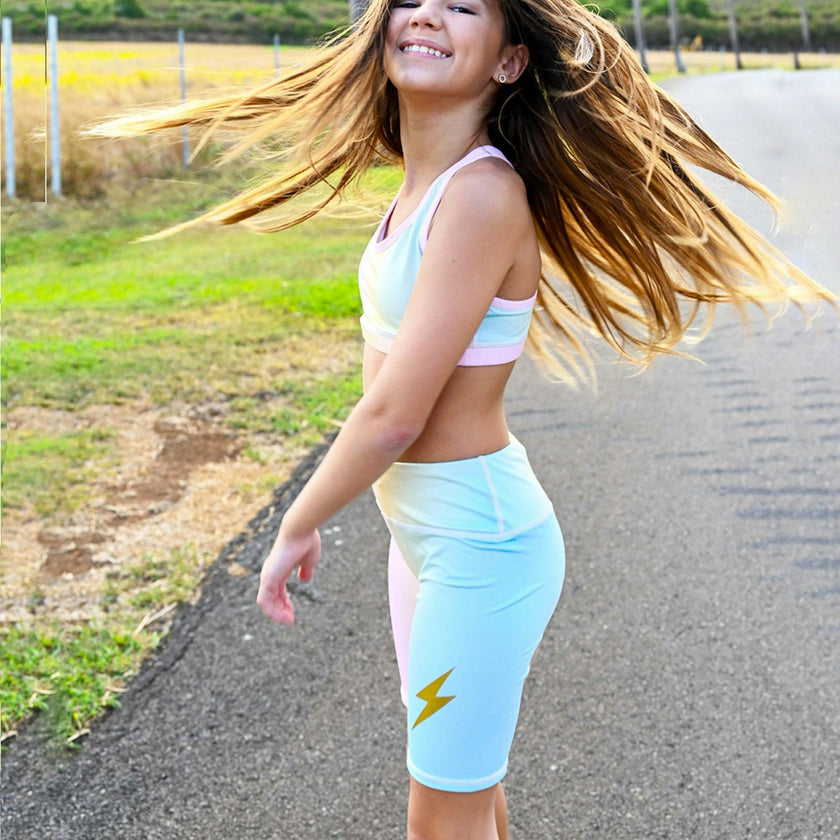 Pastel Activewear Bike Shorts