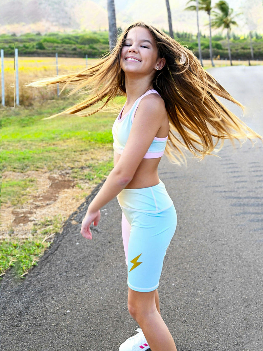 Pastel Activewear Bike Shorts