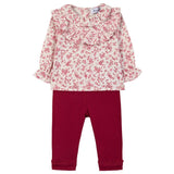 TARTINE ET CHOCOLAT Poppy Baby Set - Cerise
