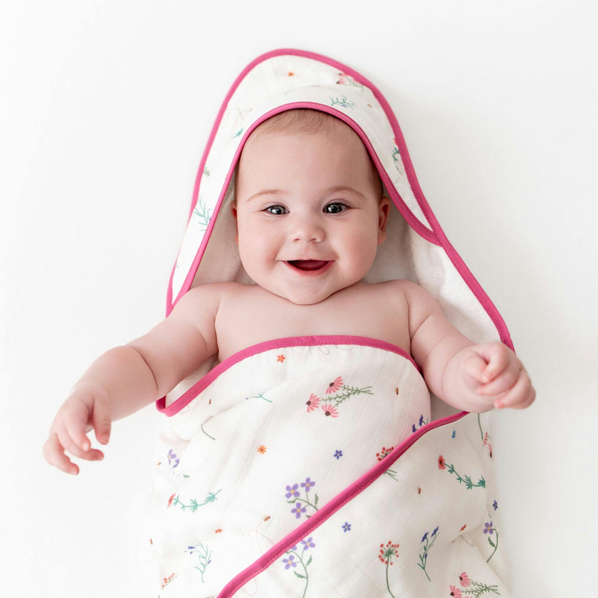 Wildflowers Hooded Towel Set