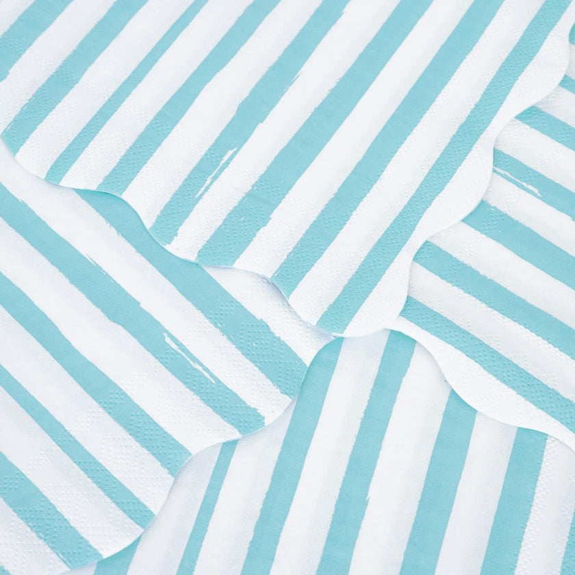Blue Stripe Large Napkins