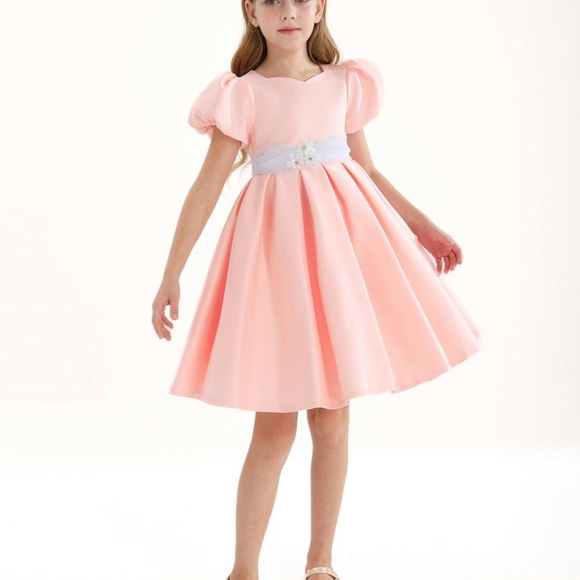 Pink Easton Teacup Belt Dress