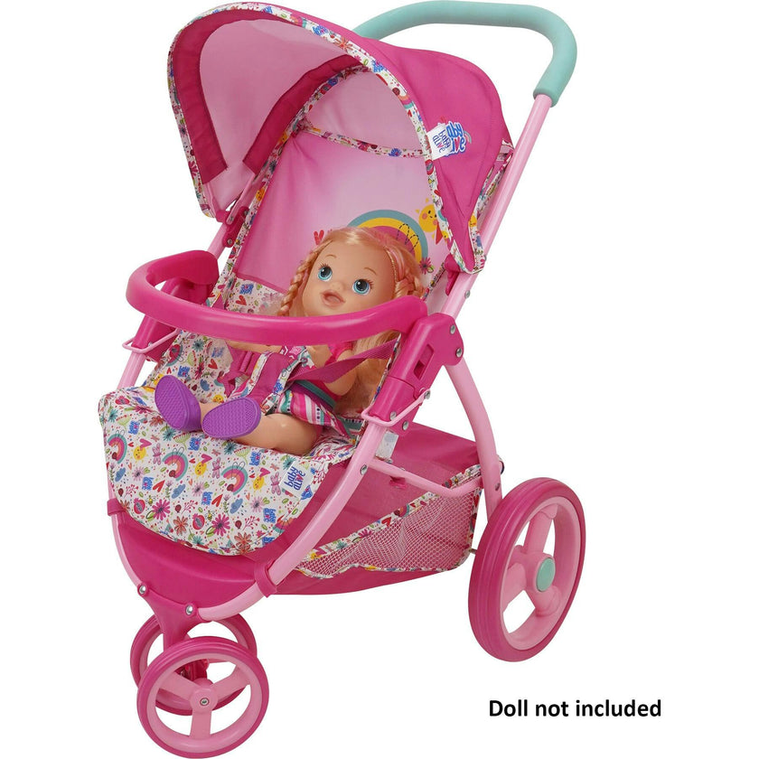 Baby Alive Doll Jogging Stroller - Pink & Rainbow