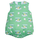 Round Neck Bubble - Blue Paws on Par