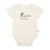 graphic bodysuit | three months milestone charcoal