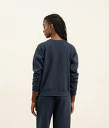 Womens Recycled Fleece Sweatshirt - Recycled Fleece - Blue Nights
