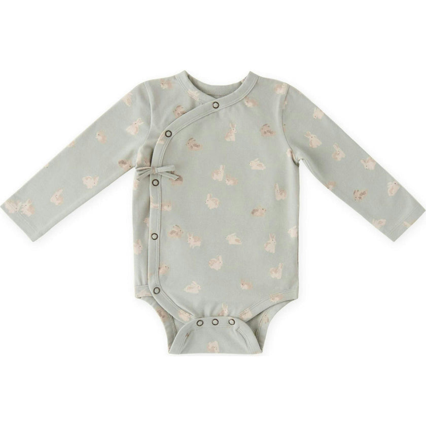 The Littles Long Sleeve Kimono One-Piece, Green