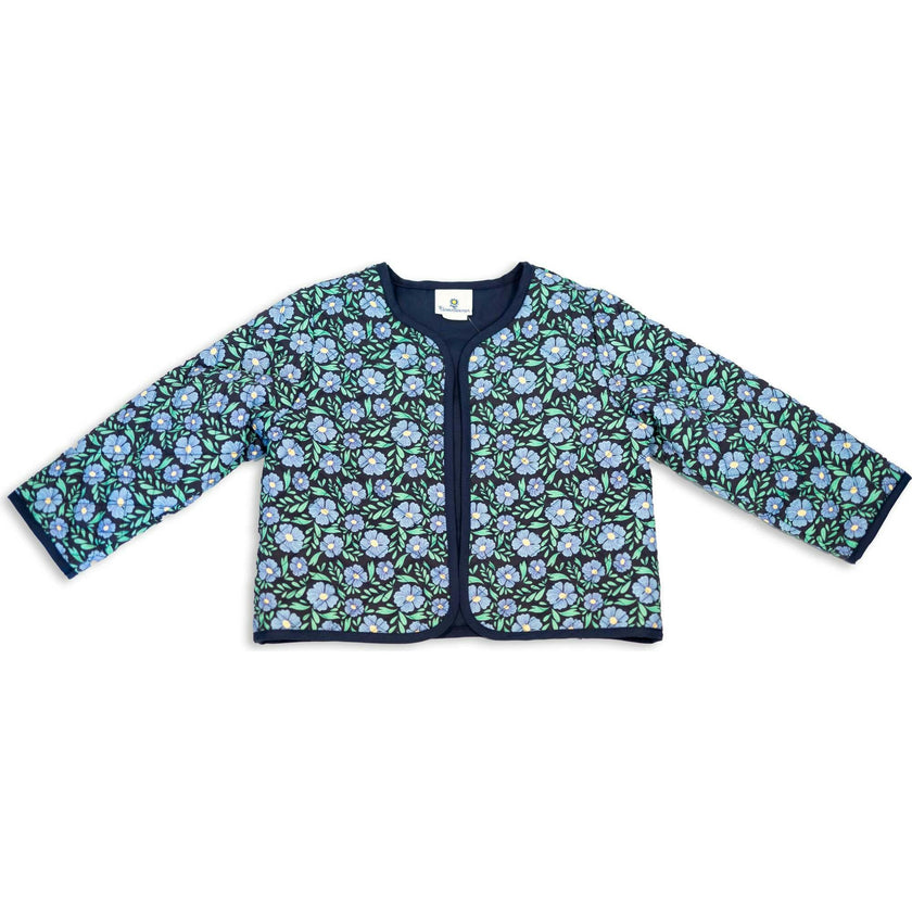 Floral Print Quilted Jacket