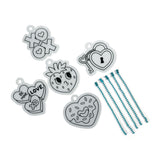 Shrink-Its! Mini DIY Shrink Art Kit - Hugs & Kisses