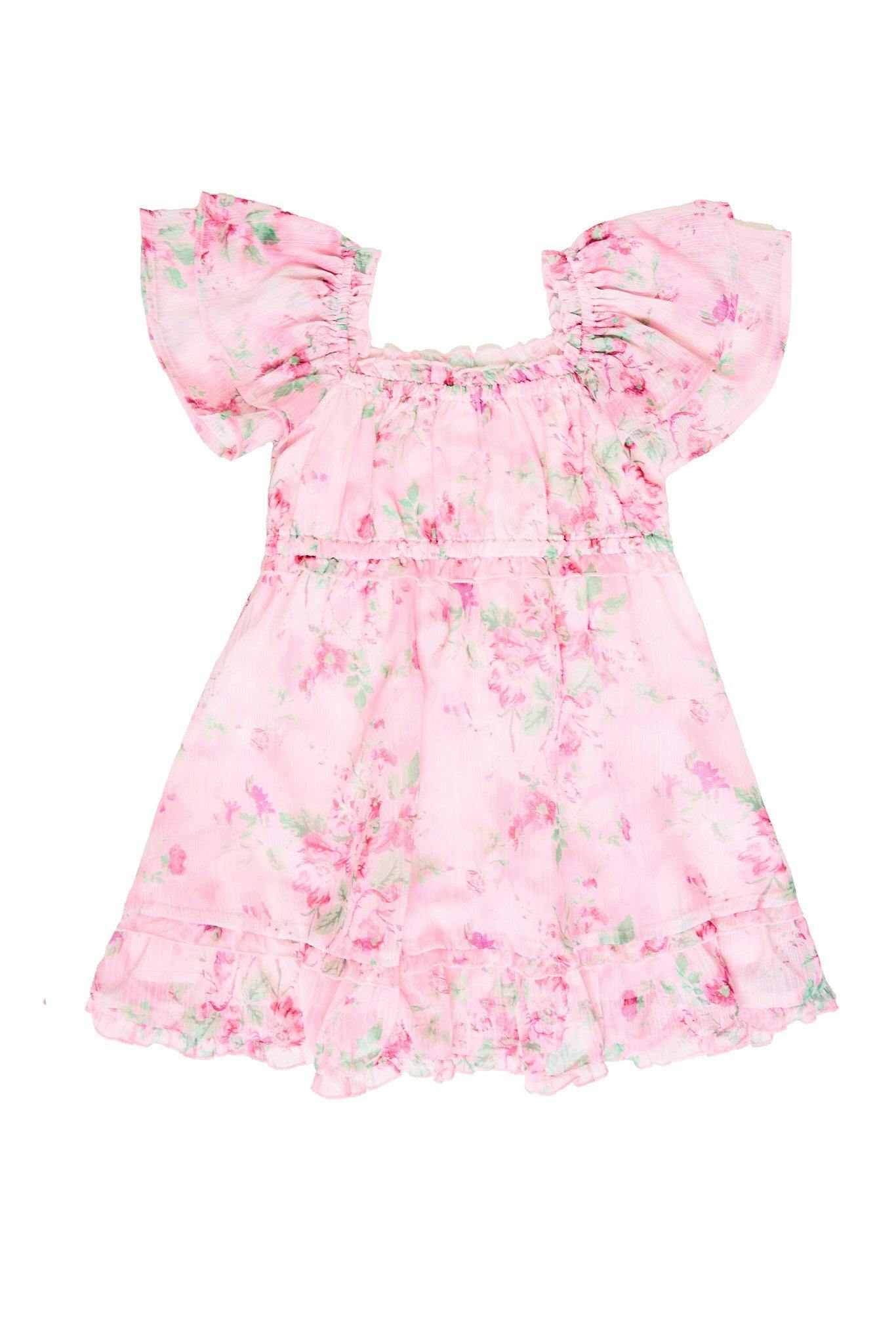 Mini Juliana Dress in Rose Trance