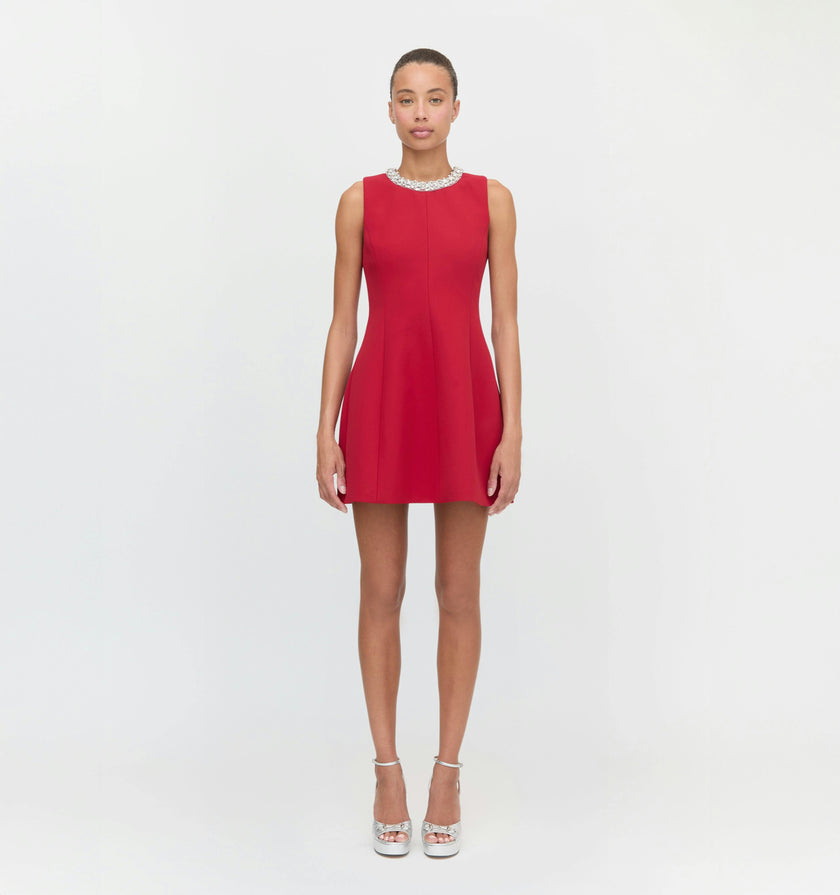The Parker Dress - Cherry