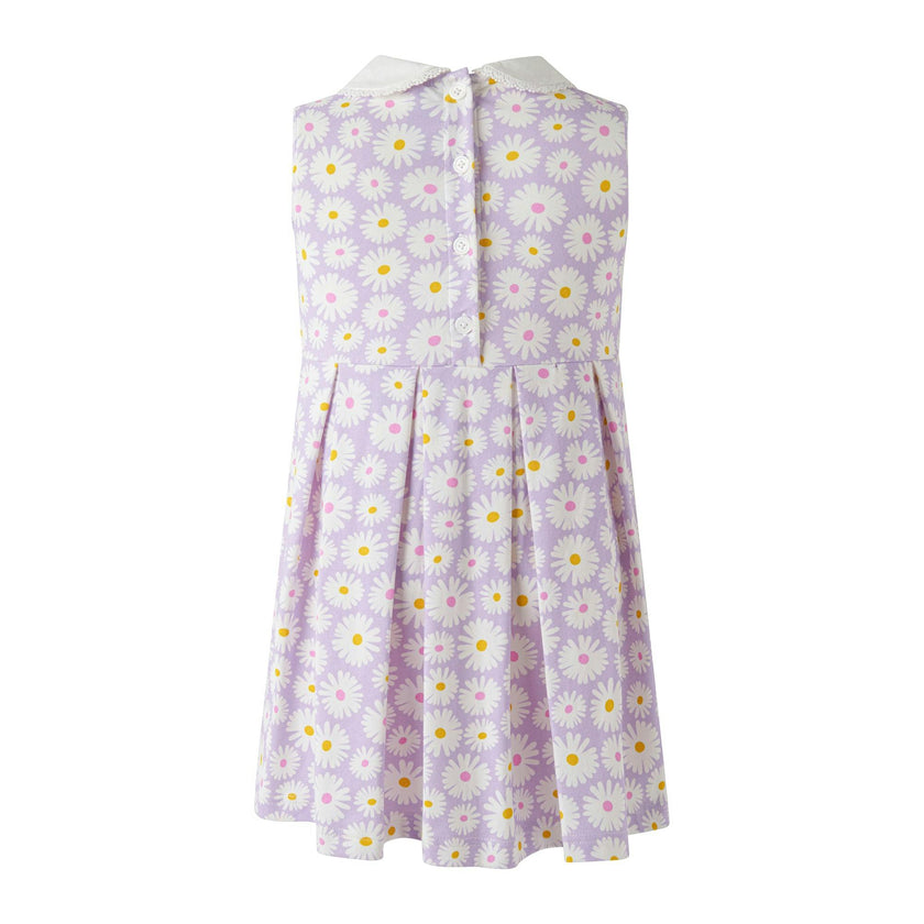 Purple Daisy Jersey Dress