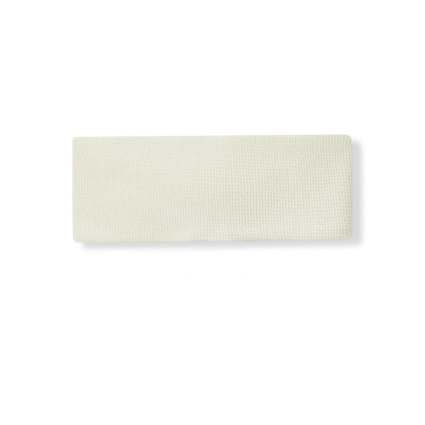Cream Waffle Knotted Solid Headband