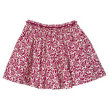 Girls Gianna Skirt - Burgundy Climbing Floral