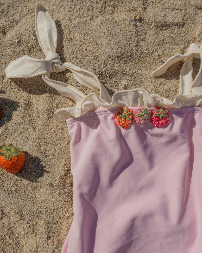 Strawberry Swimsuit in Sorbet Pink