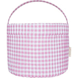 Blush Gingham Quilted Easter Bucket