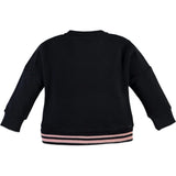 Balloon Girl Print Crew Neck Sweatshirt