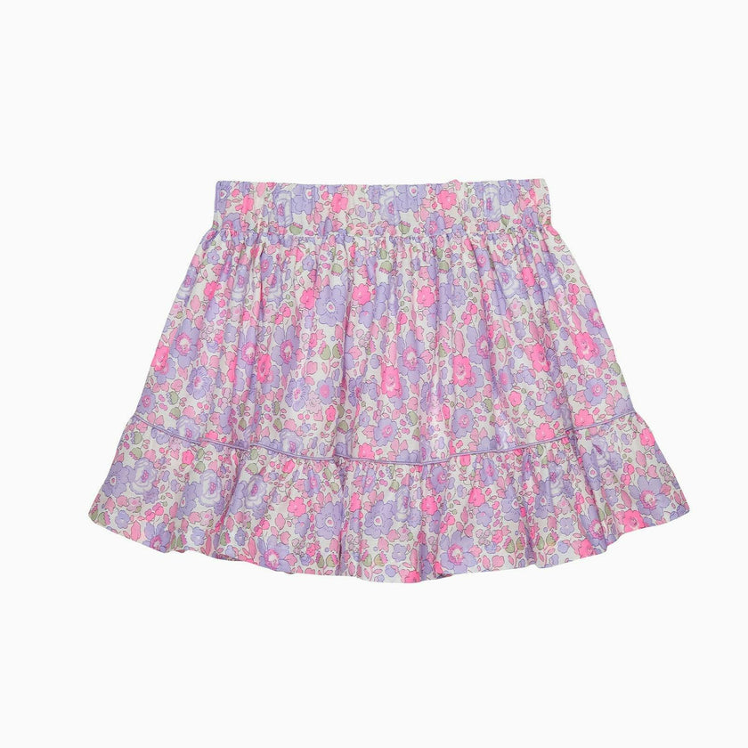 Betsy Bow Tiered Skirt in Lilac Betsy