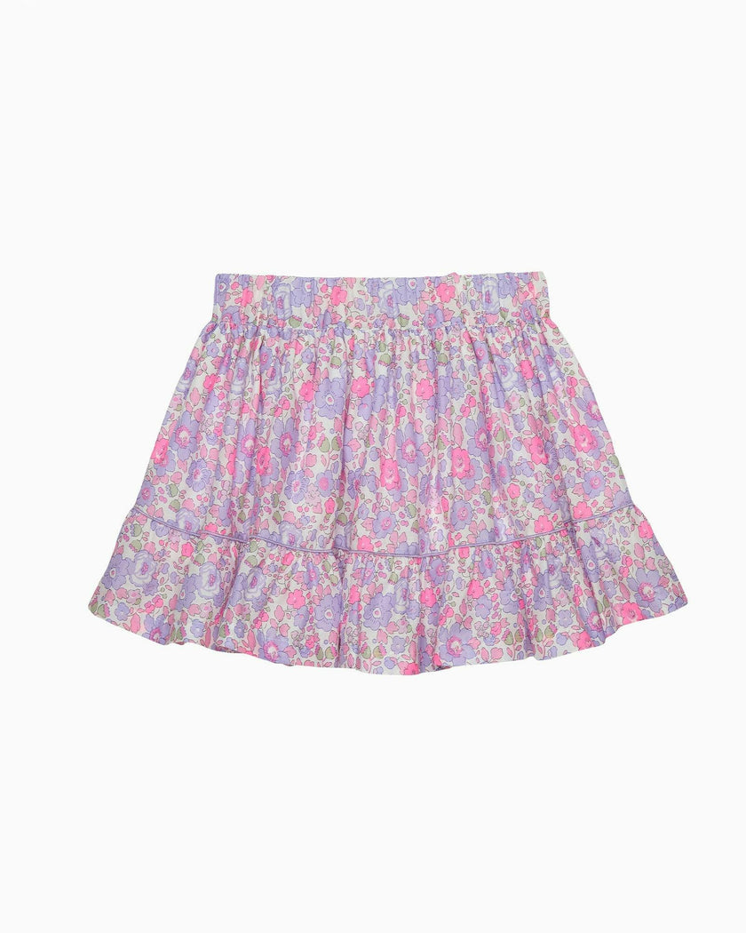 Betsy Bow Tiered Skirt in Lilac Betsy