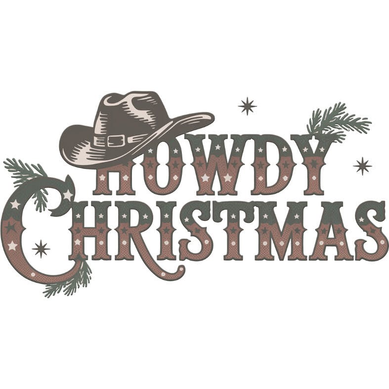 long sleeve graphic bodysuit | howdy christmas
