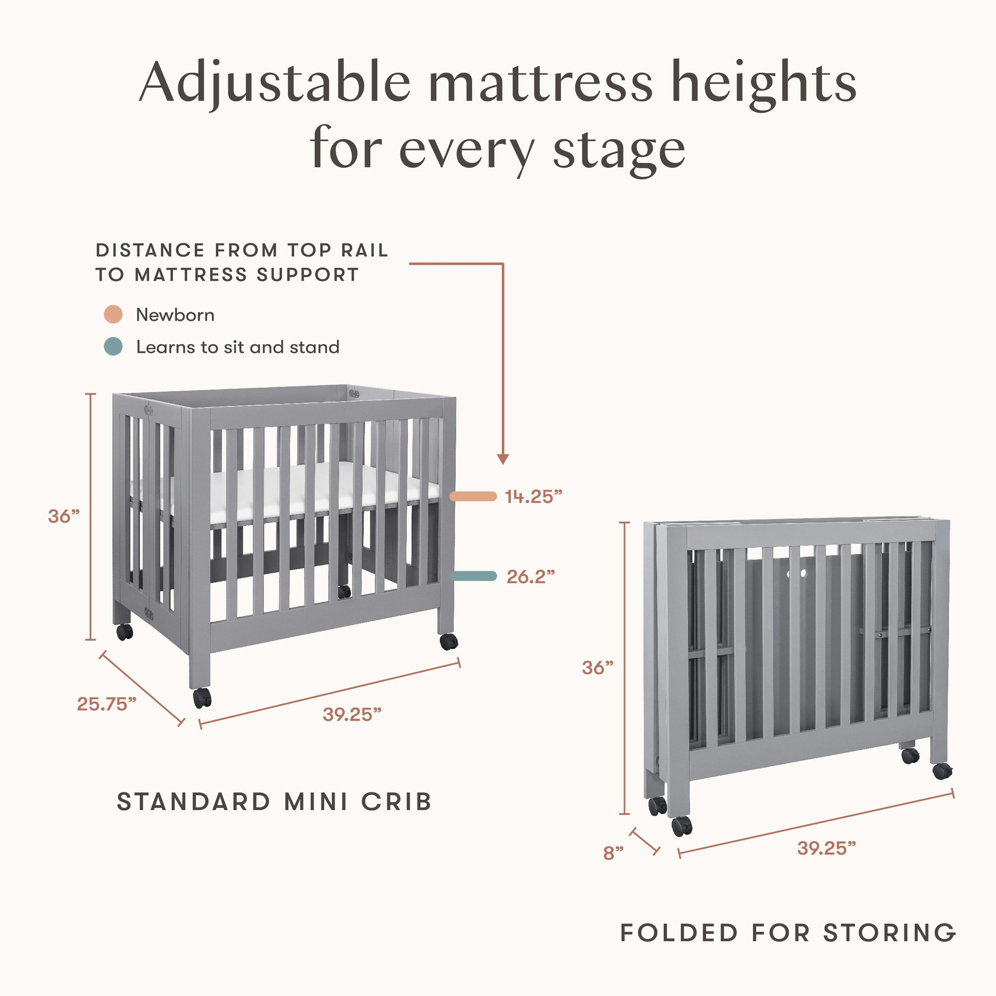Babyletto Origami Mini Crib