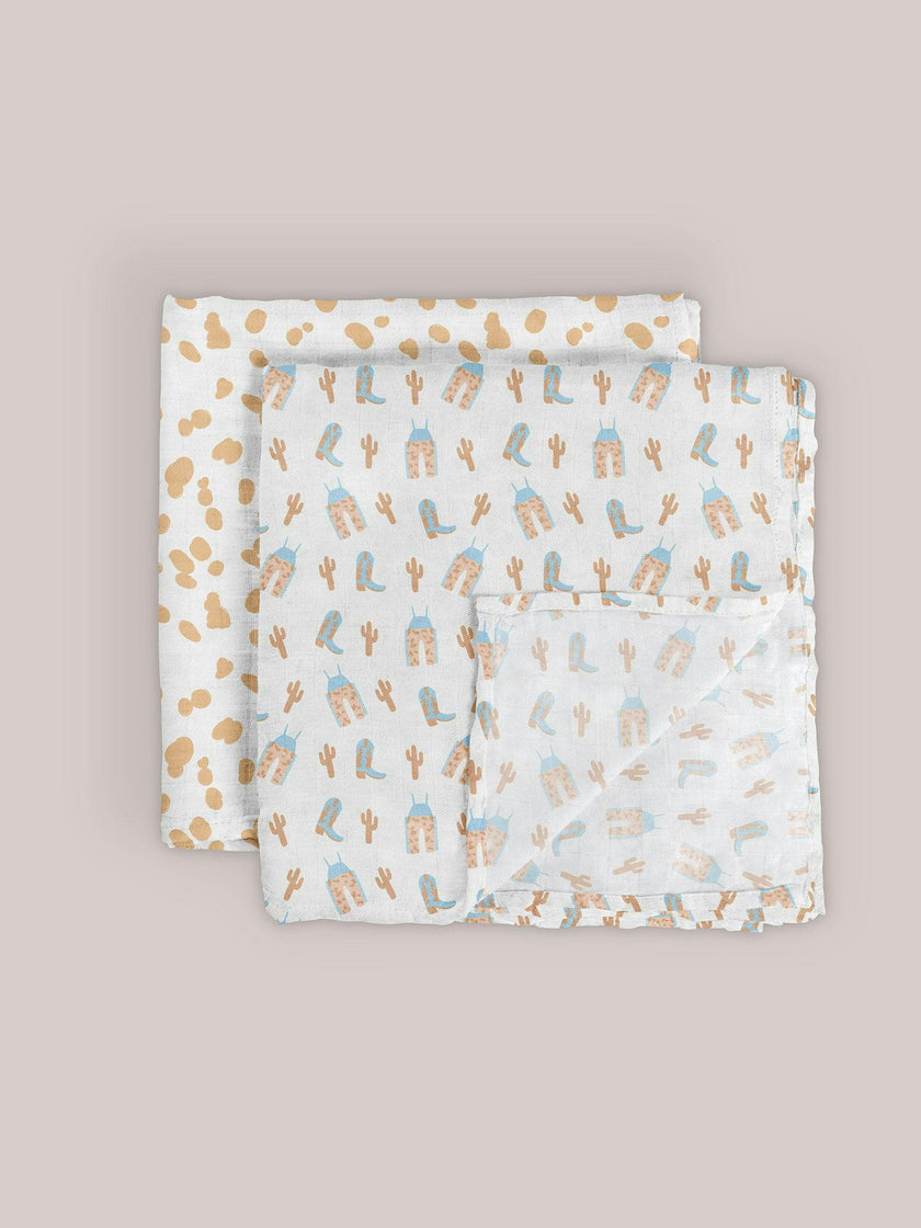 JuJuBe × Studio Oh! Printed Swaddle Blanket Sets
