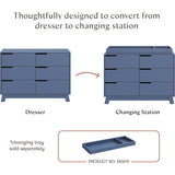Hudson 6-Drawer Assembled Double Dresser