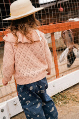 Thea Cardigan in Dusty Bloom