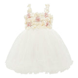 White Rose Campanula Dress
