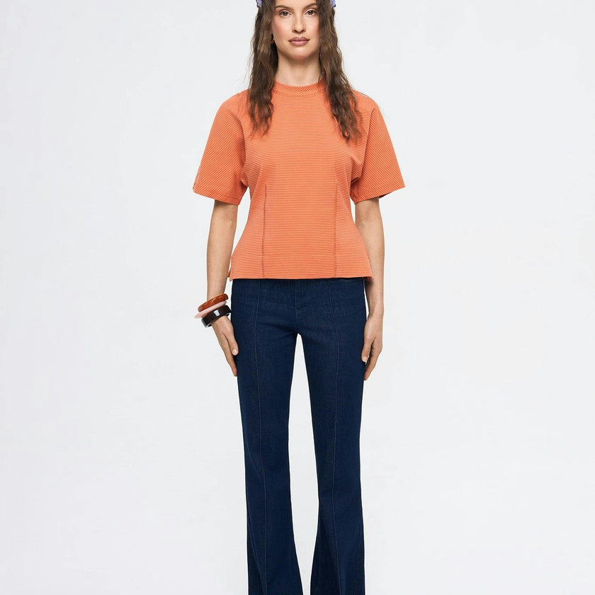 women's t-shirt – orange sun