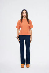 women's t-shirt – orange sun
