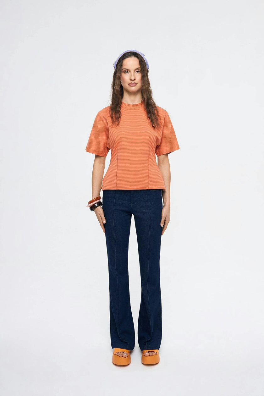 women's t-shirt – orange sun