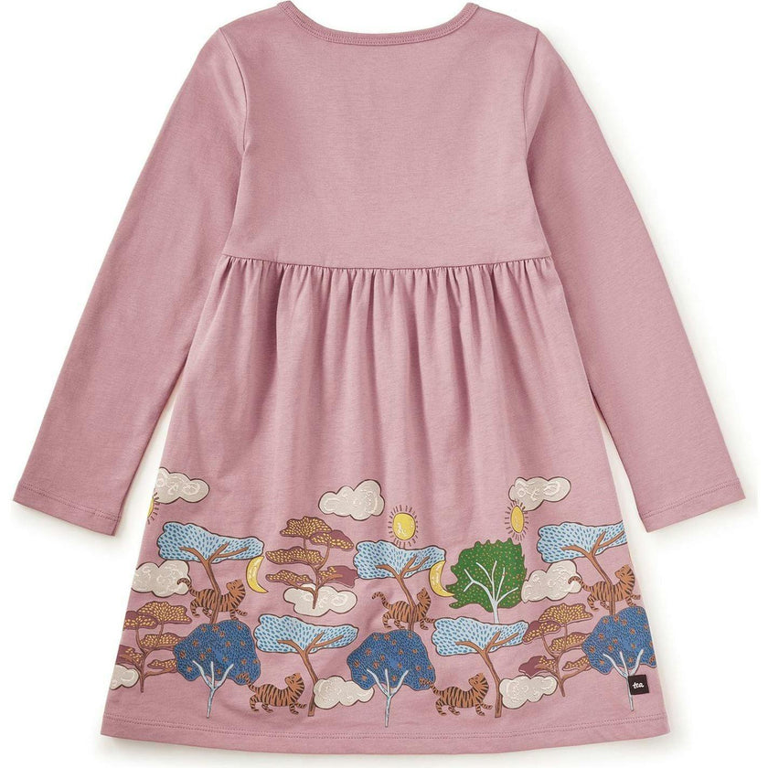 Story Skirted Dress, Pink