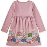 Story Skirted Dress, Pink