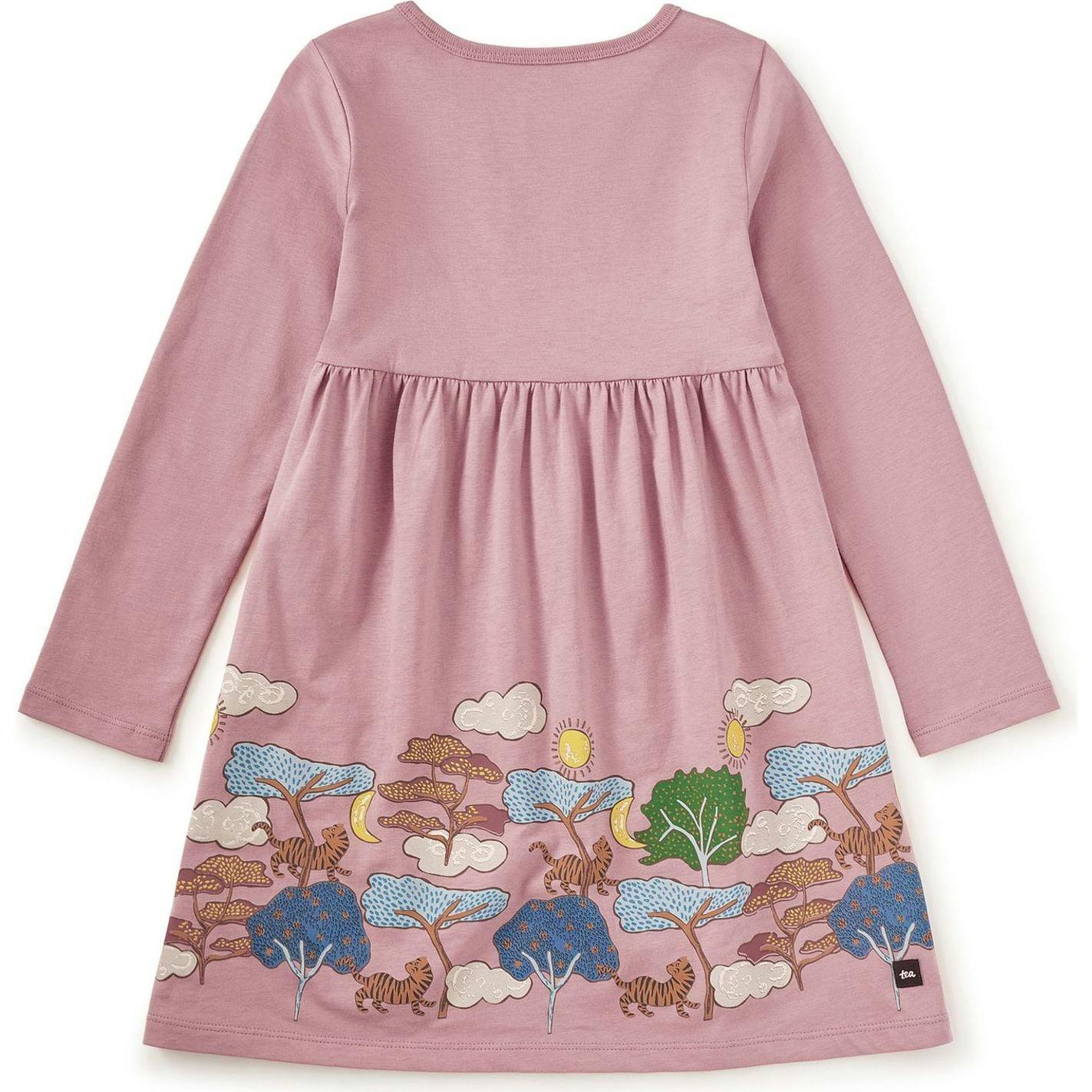 Story Skirted Dress, Pink