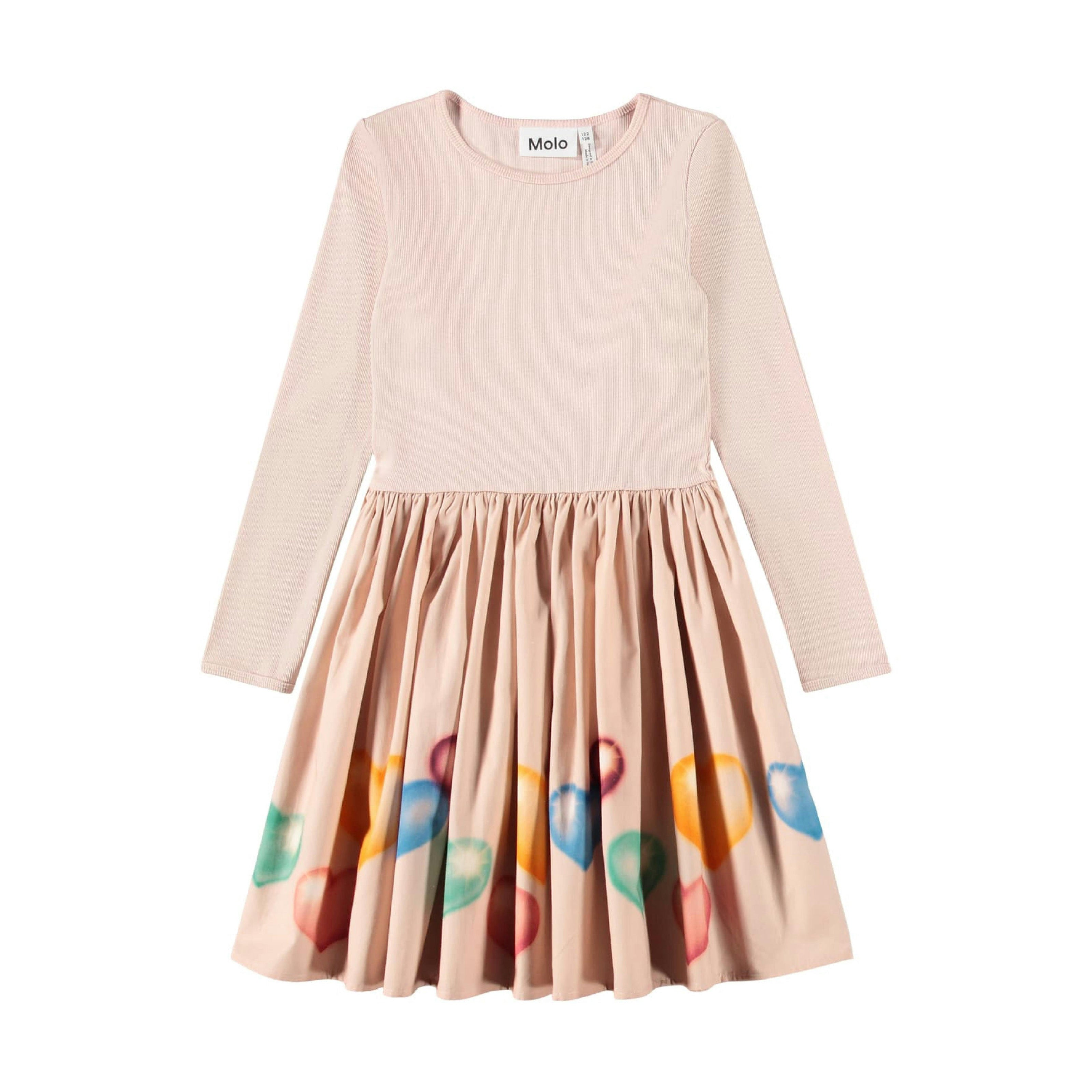 Pink Colorful Hearts Casie Dress