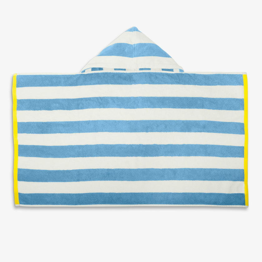 Kids stripe hoodie towel