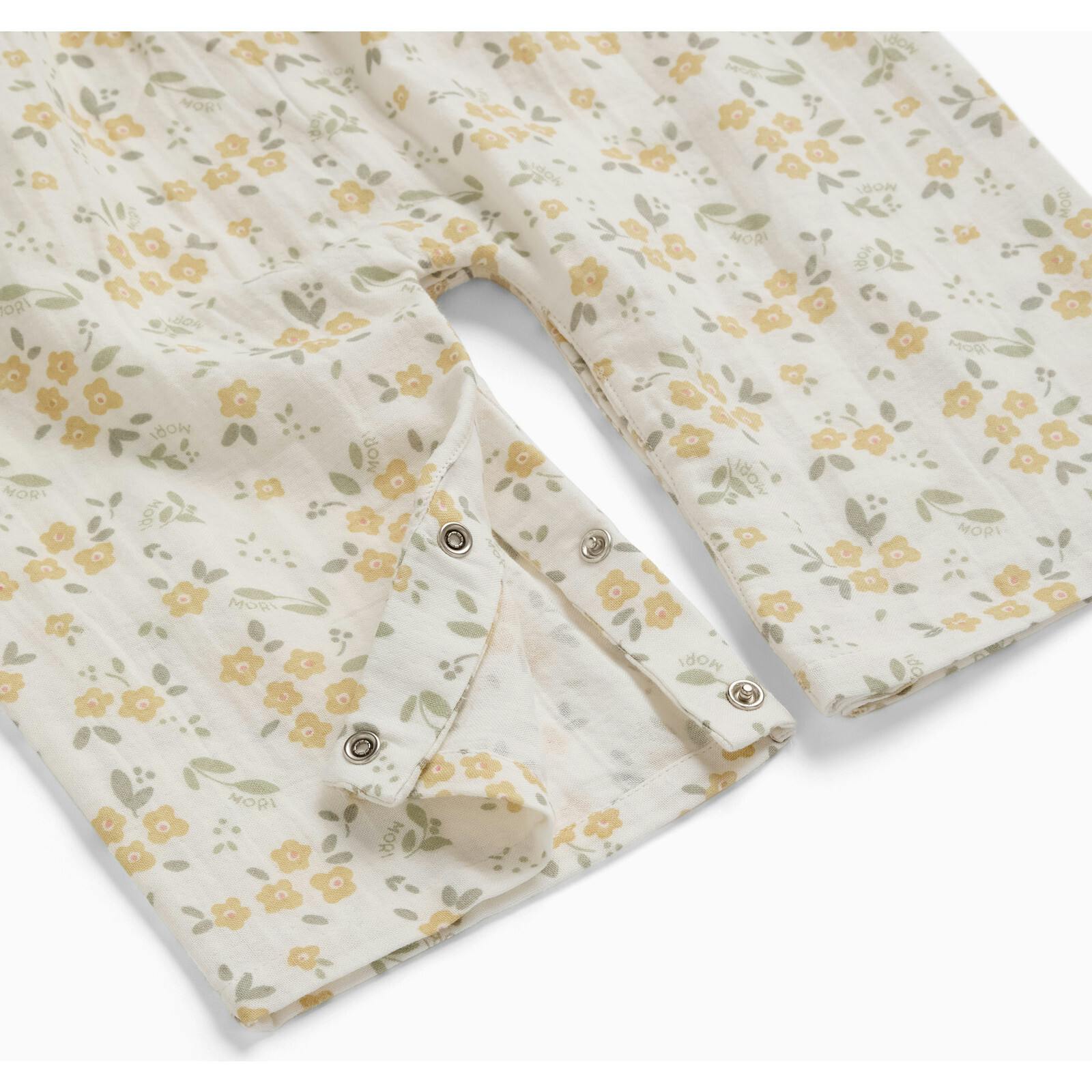 Floral Muslin Smocked Jumpsuit
