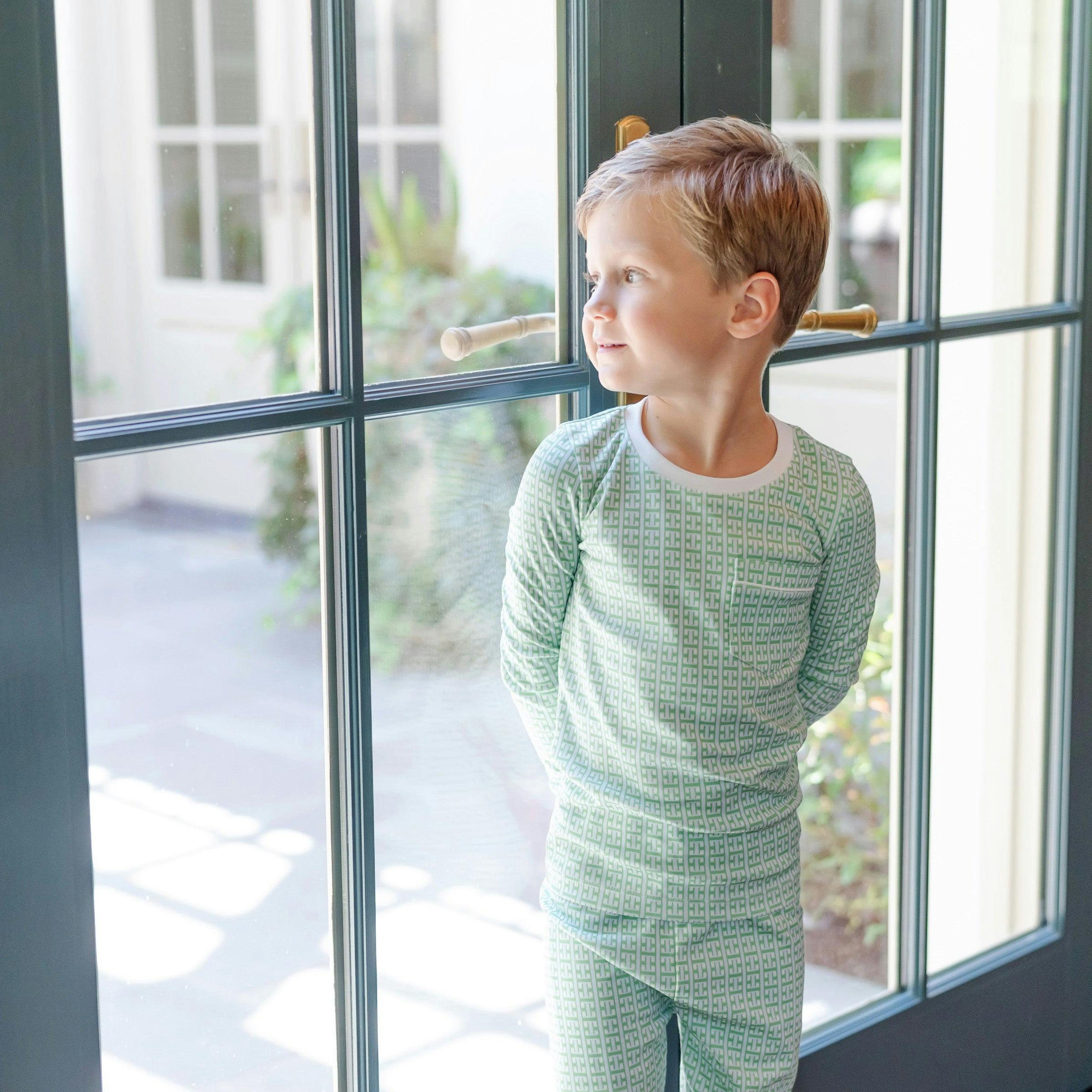 Bradford Boys' Pajama Pant Set - Garden Trellis