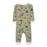 Apple Orchard Organic Cotton Zipper Pajama