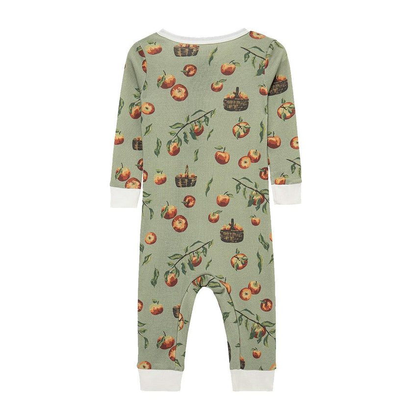Apple Orchard Organic Cotton Zipper Pajama