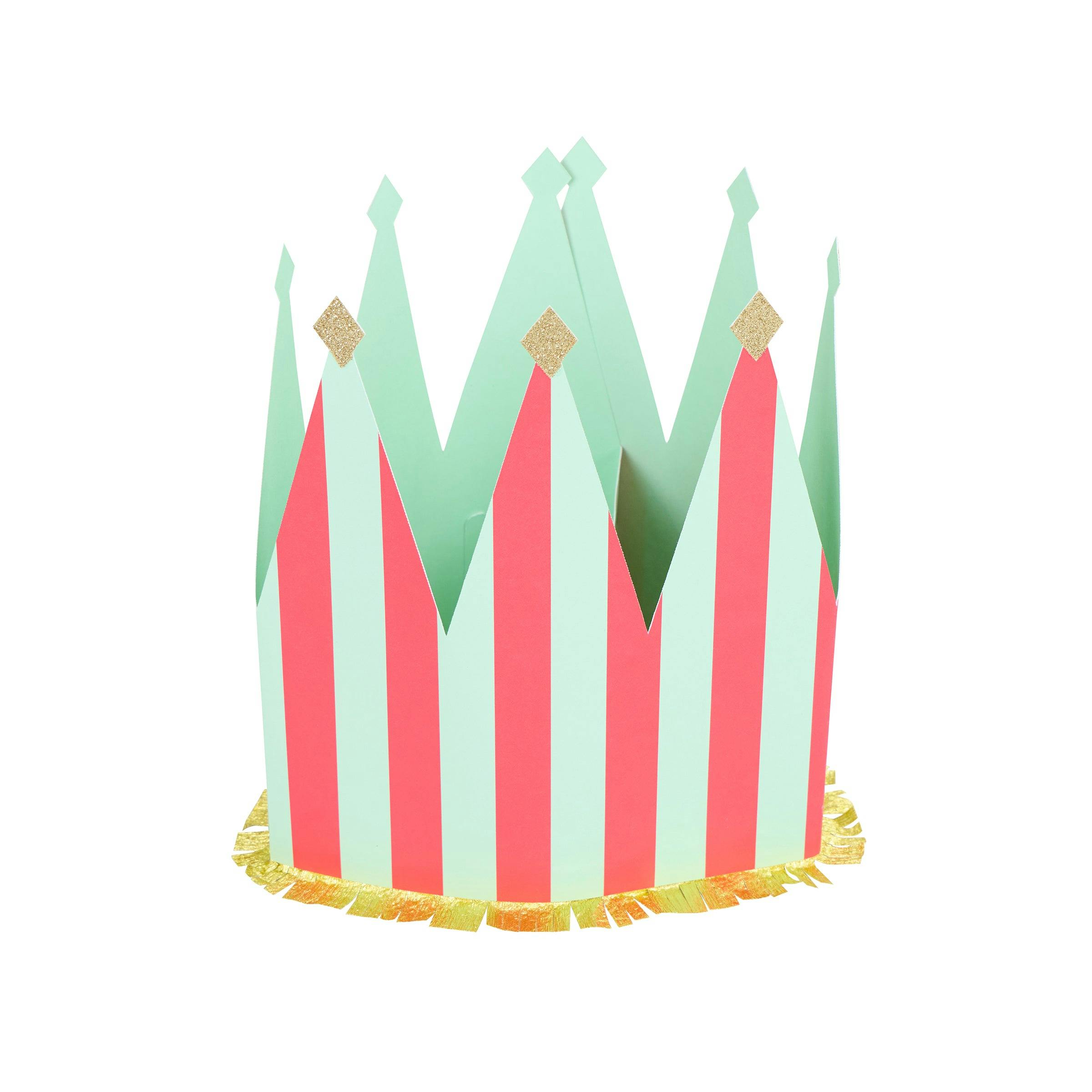 Fun Striped Party Hats