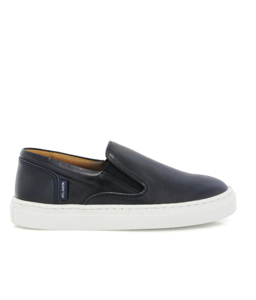 Slip On Sneakers - navy blue smooth