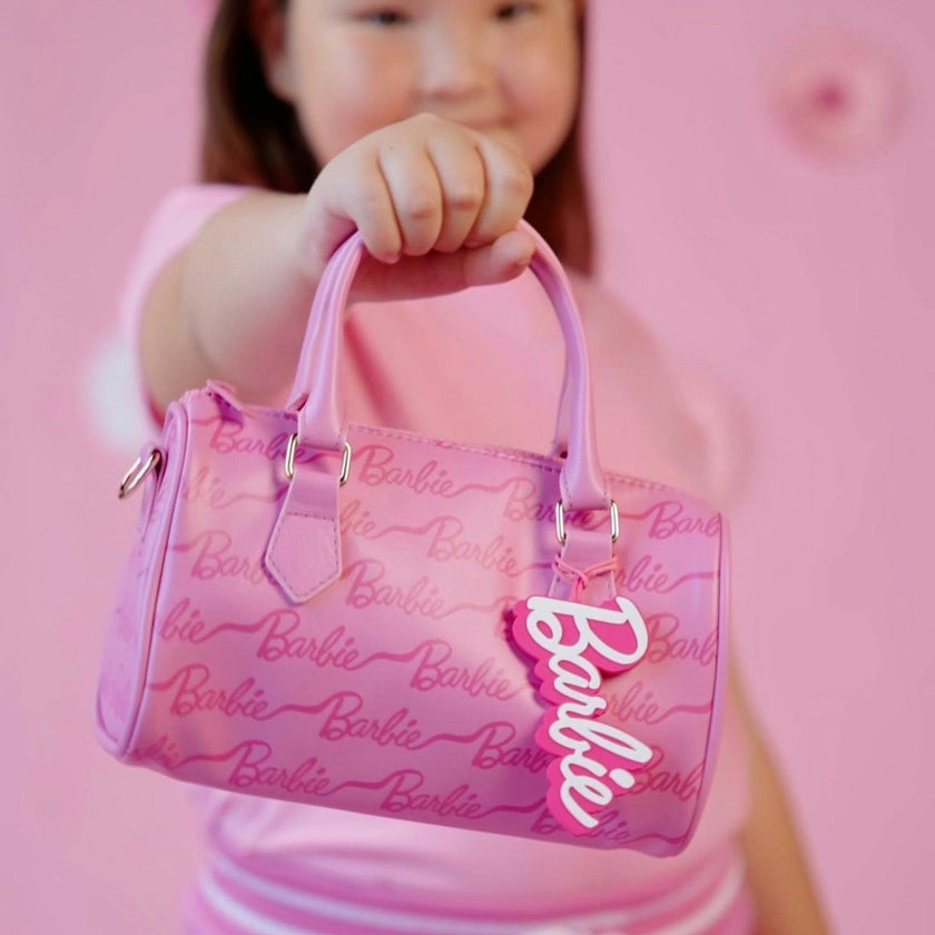 Barbie™ Ribbon Script Kids Mini Duffle Handbag