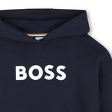 Navy Loose-Fit Hoodie