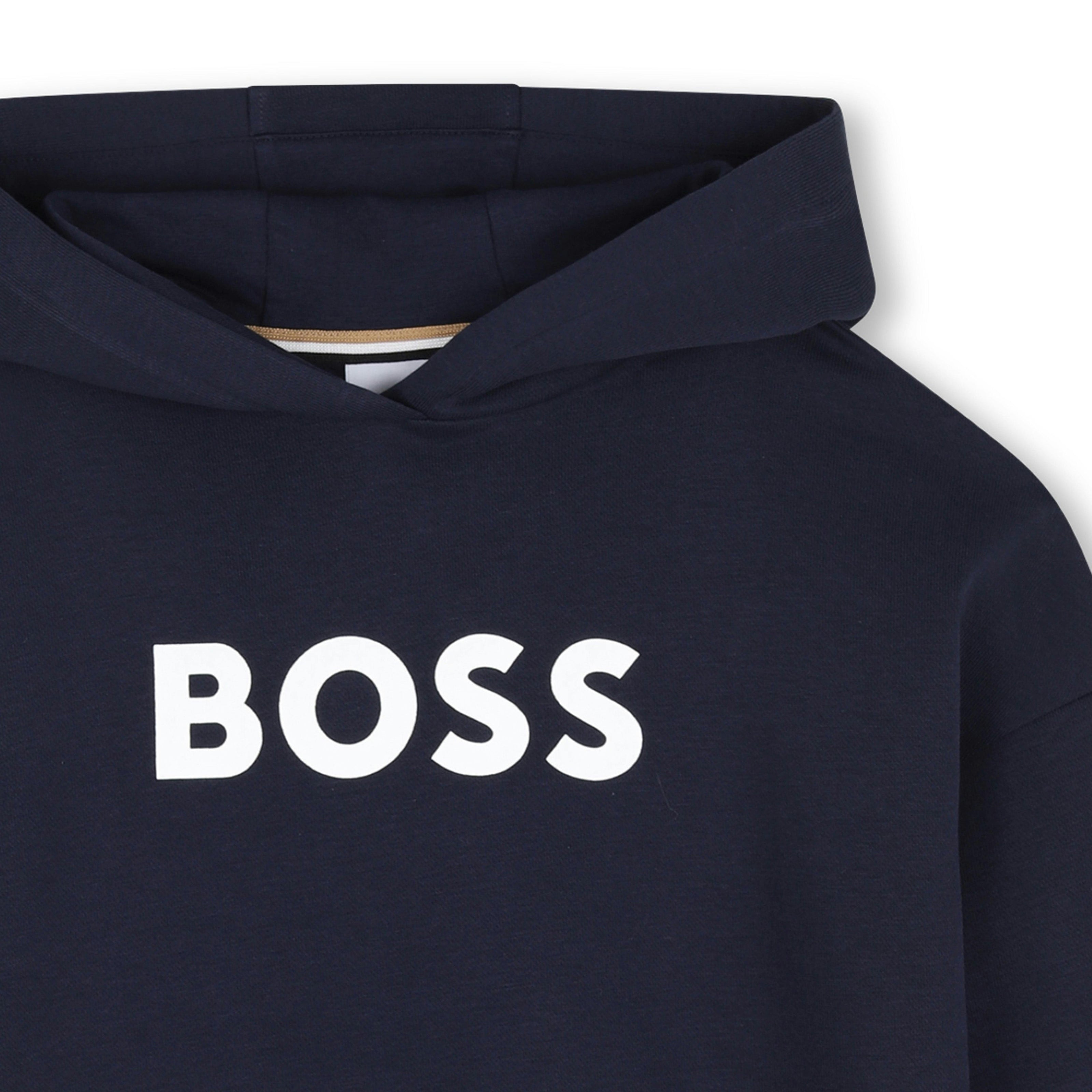 Navy Loose-Fit Hoodie