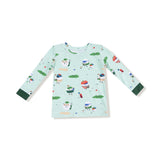 Golf Pros - Green - Long Sleeve Loungewear Set