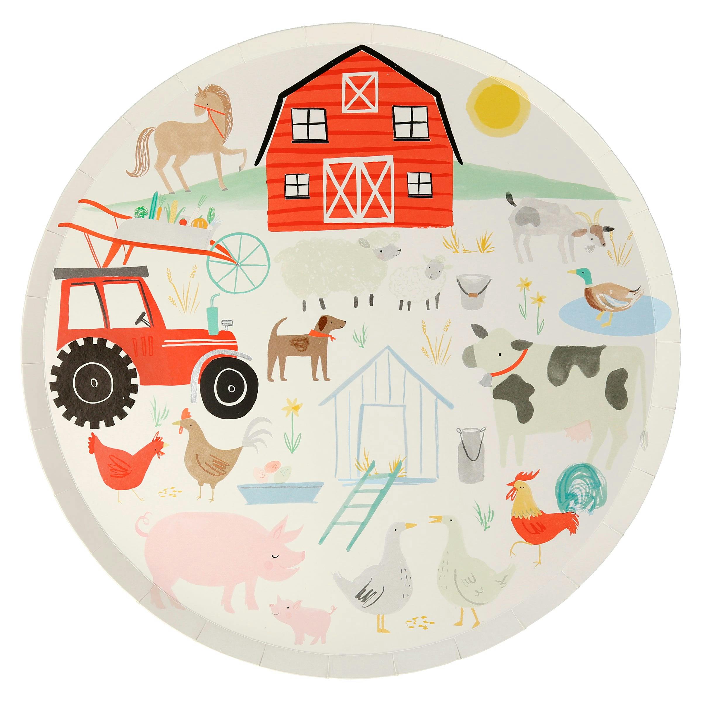 On the Farm Dinner Plates