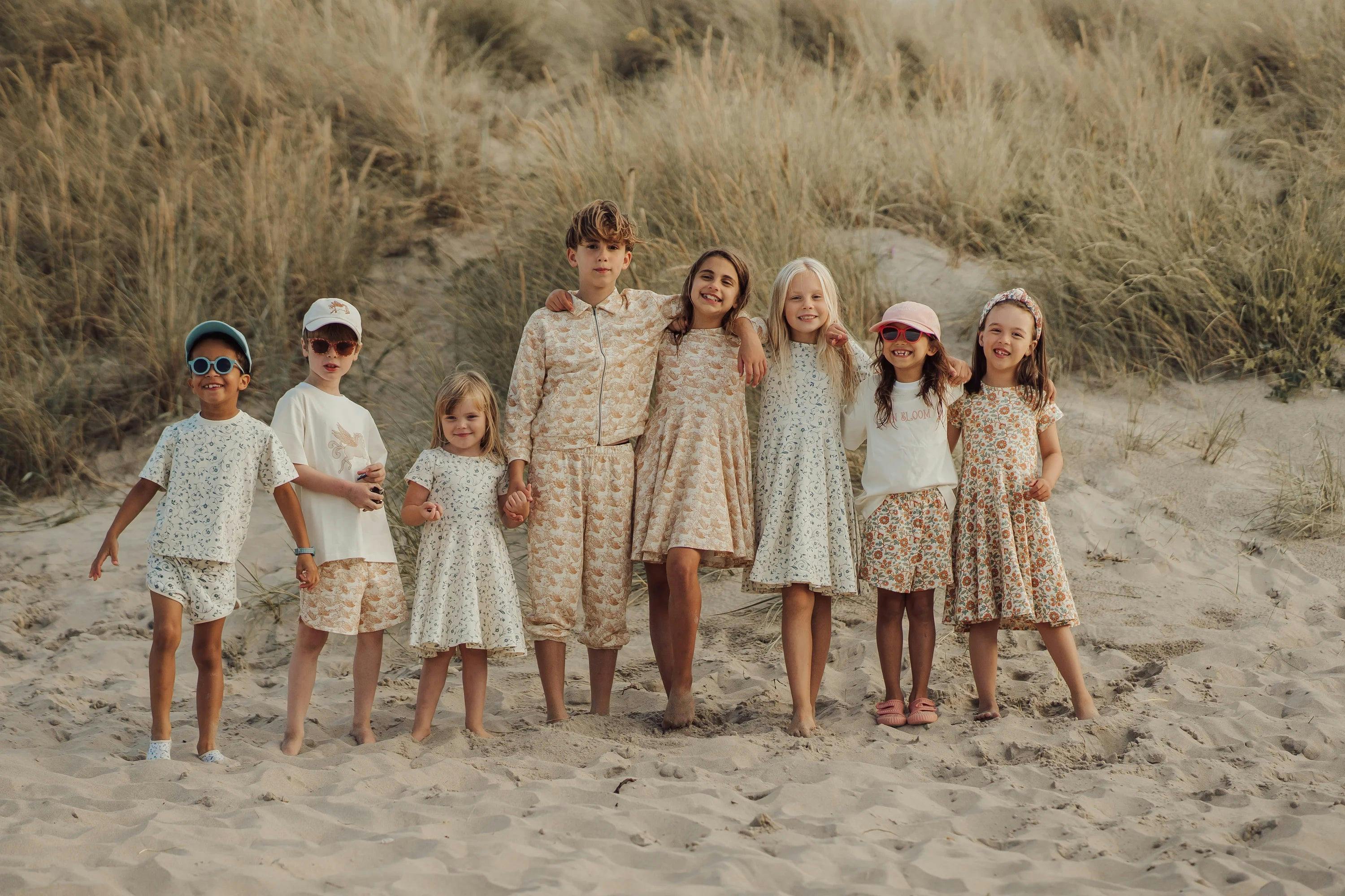Sweetheart Twirl Dress | Organic Cotton Jersey - In Bloom